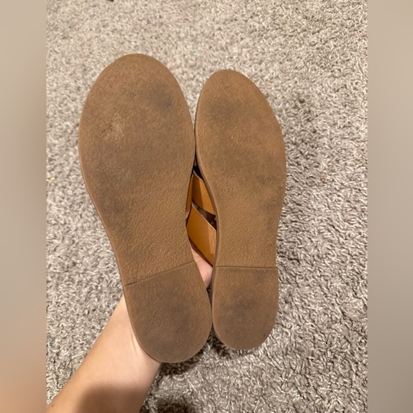 Madewell The Boardwalk Woven Slide Sandals Genuine Leather , size 8.5 - Picture 4 of 6